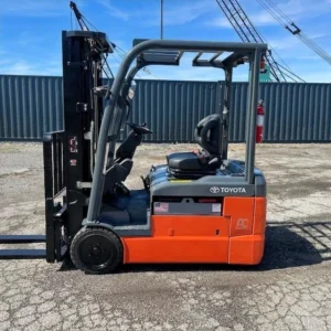 2021 Toyota 8FBE20U 2TON Used Electric Forklift Triple Mast Sideshift 5307 Hrs