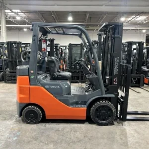 2020 Toyota 8FGCU25 2.5ton Used LP Gas Forklift Triple Mast Sideshift 6221 Hours